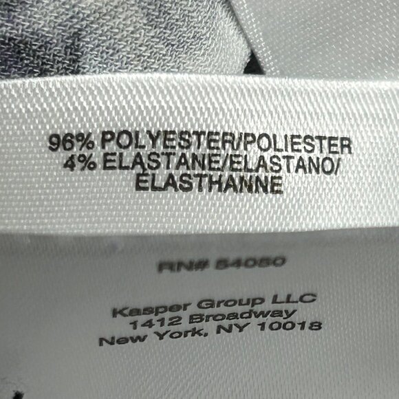 Anne Klein Women's 1X Black Gray 3/4 Sleeve Blouse - Picture 12 of 12